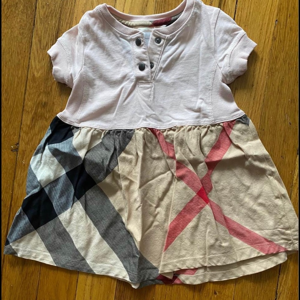 Pink Burberry Dress